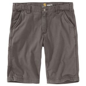 Carhartt Rugged Flex Relaxed Fit Rigby Shorts Gravel Grey 52 or 54 x 10 NEW